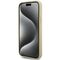Guess Leather 4G Metal Logo Strass case for iPhone 15 - gold | Techbox