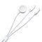 Joyroom S-IW007 3-in-1 cable USB-A magnetic charger - Lightning 1.2m - white | Techbox