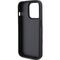 Karl Lagerfeld Saffiano Cardslots and Stand Monogram Ikonik Patch case for iPhone 15 Pro - black | Techbox