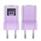 Acefast A53 PD 30W GaN USB-C charger with display - purple - Travel Chargers - Smartphone Chargers - Techbox