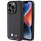 BMW BMHCP15L22PTDK iPhone 15 Pro 6.1" black/black Leather Stamp Tricolor - Apple Cases - Cases - Techbox
