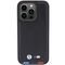 BMW BMHCP15L22PTDK iPhone 15 Pro 6.1" black/black Leather Stamp Tricolor - Apple Cases - Cases - Techbox