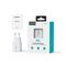 Choetech PD6052 USB-C USB-A PD 35W GaN wall charger with display - white - Travel Chargers - Smartphone Chargers - Techbox
