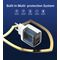 Choetech PD6052 USB-C USB-A PD 35W GaN wall charger with display - white - Travel Chargers - Smartphone Chargers - Techbox