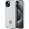 Guess GUHCP15MPS4DGPS iPhone 15 Plus 6.7" silver/silver hardcase Strass Metal Logo | Techbox
