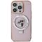 Karl Lagerfeld KLHMP15LHMRSKCP iPhone 15 Pro 6.1" pink/pink hardcase Ring Stand Karl&amp;Choupette MagSafe | Techbox