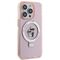 Karl Lagerfeld KLHMP15LHMRSKCP iPhone 15 Pro 6.1" pink/pink hardcase Ring Stand Karl&amp;Choupette MagSafe | Techbox