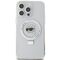 Karl Lagerfeld KLHMP15LHMRSKHH iPhone 15 Pro 6.1" white/white hardcase Ring Stand Karl Head MagSafe | Techbox