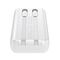 Mini power bank with built-in cables Joyroom JR-PBC06 30W 10000mAh - white | Techbox