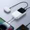 Mini power bank with built-in cables Joyroom JR-PBC06 30W 10000mAh - white | Techbox