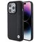 BMW Leather Textured &amp; Stripe iPhone 15 Pro Max Case - Black - Uncategorized Cases (2) - Cases - Techbox