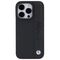 BMW Leather Textured &amp; Stripe iPhone 15 Pro Max Case - Black - Uncategorized Cases (2) - Cases - Techbox