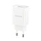 Dudao A4EU USB-A 2.1A wall charger - white + USB-A - USB-C cable | Techbox