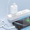 Dudao A4EU USB-A 2.1A wall charger - white + USB-A - USB-C cable | Techbox