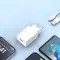 Dudao A4EU USB-A 2.1A wall charger - white + USB-A - USB-C cable | Techbox