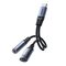 Joyroom SY-C02 2in1 DAC adapter USB-C to USB-C / 3.5 mm mini jack - black | Techbox