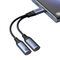 Joyroom SY-C03 USB-C to 2x USB-C 2in1 DAC adapter - black