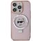 Karl Lagerfeld KLHMP15XHMRSCHP iPhone 15 Pro Max 6.7" pink/pink hardcase Ring Stand Choupette Head MagSafe | Techbox