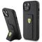 Ferrari Grip Stand Metal Logo case for iPhone 15 - black - Apple Cases - Cases - Techbox