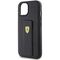 Ferrari Grip Stand Metal Logo case for iPhone 15 - black - Apple Cases - Cases - Techbox