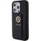 Guess Grip Stand 4G Saffiano Strass case for iPhone 15 Pro Max - black - Apple Cases - Cases - Techbox