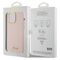 Guess Silicone Script Metal Logo & Frame case for iPhone 15 Pro - pink | Techbox