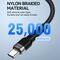 Wozinsky WNBAC1 USB-A / USB-C 2.4A cable 1 m - black - Cables & Adapters - Cables & Accessories - Techbox