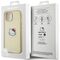 Hello Kitty Leather Kitty Head MagSafe case for iPhone 14 - gold | Techbox