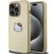 Hello Kitty Leather Kitty Head MagSafe case for iPhone 15 Pro Max - gold | Techbox