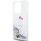 Hello Kitty Liquid Glitter Charms Kitty Head case for iPhone 14 Pro Max - silver | Techbox