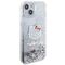 Hello Kitty Liquid Glitter Charms Kitty Head case for iPhone 14 - silver - Apple Cases - Cases - Techbox
