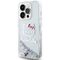 Hello Kitty Liquid Glitter Charms Kitty Head case for iPhone 15 Pro - silver | Techbox