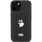 Karl Lagerfeld Gripstand Saffiano Choupette Pins case for iPhone 15 - black - Apple Cases - Cases - Techbox