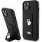 Karl Lagerfeld Gripstand Saffiano Choupette Pins Case for iPhone 15 Plus / 14 Plus - Black | Techbox
