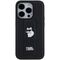 Karl Lagerfeld Gripstand Saffiano Choupette Pins case for iPhone 15 Pro Max - black - Apple Cases - Cases - Techbox