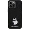 Karl Lagerfeld Silicone Choupette Metal Pin case for iPhone 15 Pro Max - black | Techbox