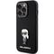 Karl Lagerfeld Silicone Ikonik Metal Pin case for iPhone 15 Pro - black - Apple Cases - Cases - Techbox