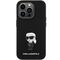 Karl Lagerfeld Silicone Ikonik Metal Pin case for iPhone 15 Pro - black - Apple Cases - Cases - Techbox