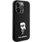 Karl Lagerfeld Silicone Ikonik Metal Pin case for iPhone 15 Pro - black - Apple Cases - Cases - Techbox
