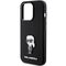 Karl Lagerfeld Silicone Ikonik Metal Pin case for iPhone 15 Pro - black - Apple Cases - Cases - Techbox