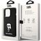 Karl Lagerfeld Silicone Ikonik Metal Pin case for iPhone 15 Pro - black - Apple Cases - Cases - Techbox