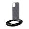 Guess Crossbody Cord 4G Print Case for iPhone 15/14/13 - Black - Apple Cases - Cases - Techbox