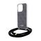 Guess Crossbody Cord 4G Print case for iPhone 15 Pro - black | Techbox