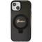 Guess Ring Stand Script Glitter MagSafe case for iPhone 14 / 15 / 13 - black - Apple Cases - Cases - Techbox