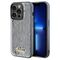 Guess Sequin Script Metal case for iPhone 14 Pro - silver | Techbox