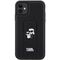 Karl Lagerfeld Gripstand Saffiano Karl&amp;Choupette Pins case for iPhone 11 / Xr - black - Uncategorized Cases (2) - Cases - Techbox