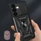 Hybrid Armor Camshield armored case for Samsung Galaxy S24+ with camera cover - black | Techbox