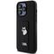 Karl Lagerfeld Gripstand Saffiano Choupette Pins case for iPhone 13 Pro Max - black | Techbox