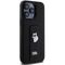 Karl Lagerfeld Gripstand Saffiano Choupette Pins case for iPhone 13 Pro Max - black | Techbox