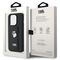 Karl Lagerfeld Gripstand Saffiano Choupette Pins case for iPhone 14 Pro - black | Techbox